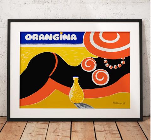Affiche Orangina
