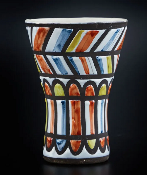 Vase coloré