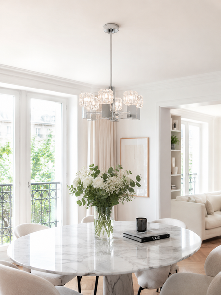 Lustre 5 globes