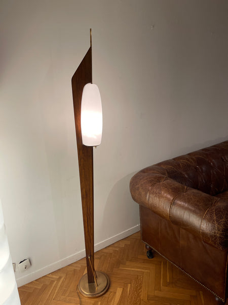 Lampadaire en chêne années 50