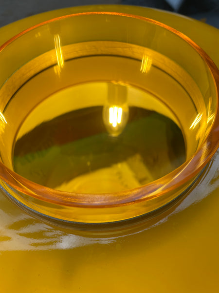 Lampe champigon jaune
