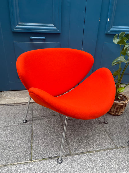 Fauteuil Slice et son ottoman