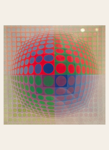 Sérigraphie Victor Vasarely 1976