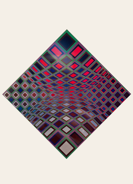 Sérigraphie Victor Vasarely 1976