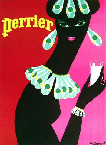 Affiche lithographiée Perrier