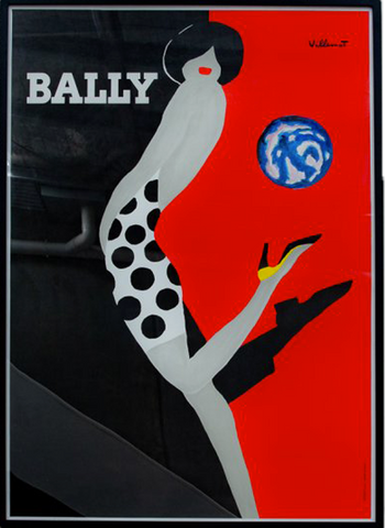 Affiche entoilée "Bally"