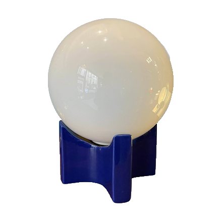 Petite lampe bleue globe