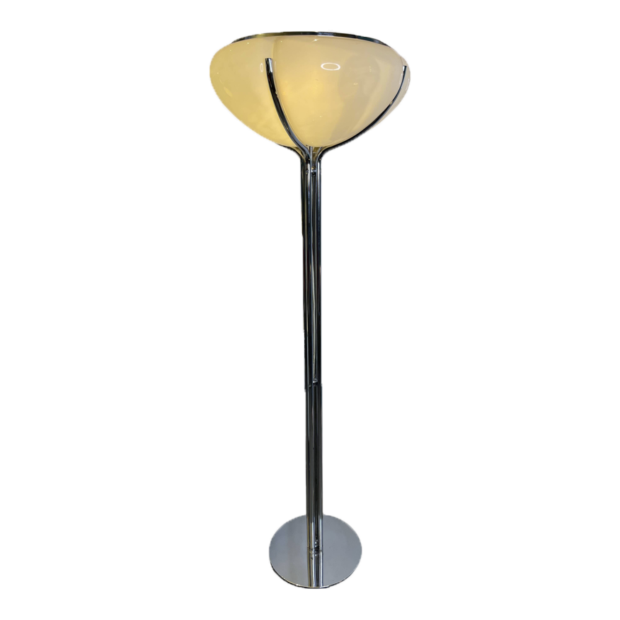 Lampadaire chromé