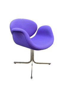 Fauteuil tulipe lila