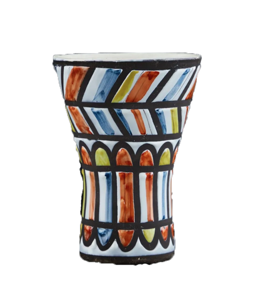 Vase coloré