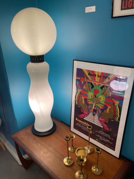 Grande lampe blanche