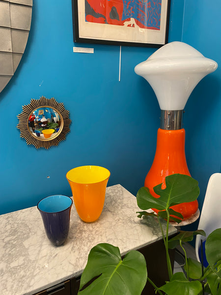 Vase orange Carlo Nason