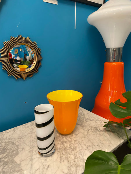 Vase orange Carlo Nason