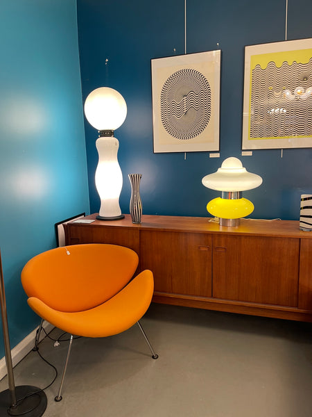 Grande lampe blanche